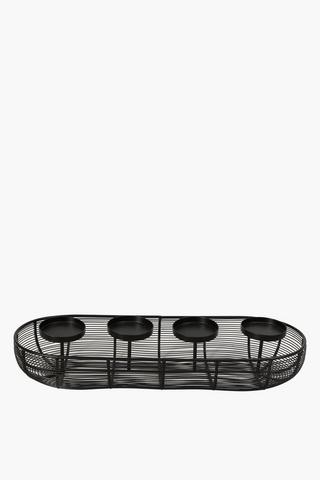 Metal Spiral Candle Holder