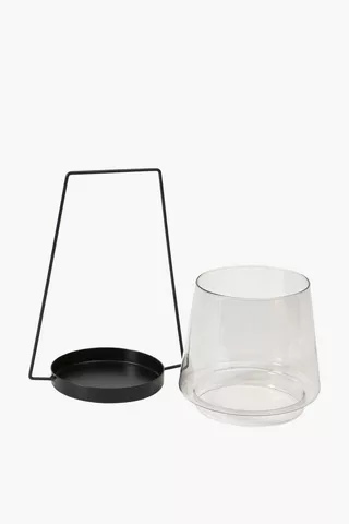 Smokey Glass Lantern