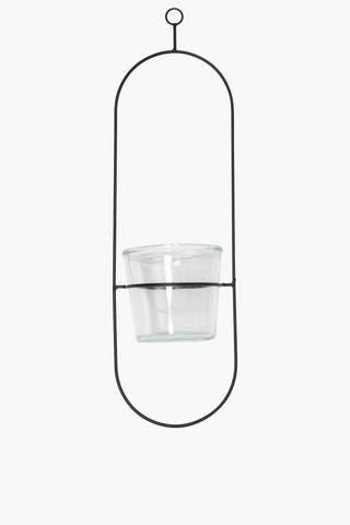 Wire Hanging Candle Holder