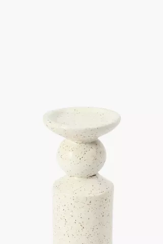 Ceramic Pillar Candle, Medium