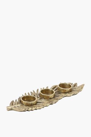 Resin Leaf Tealight Holder