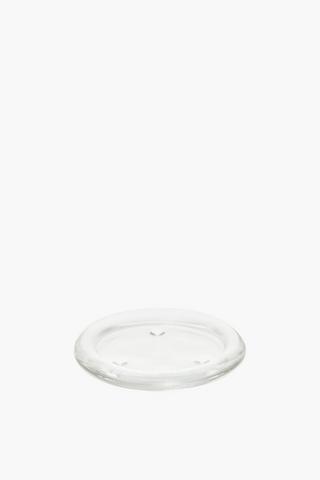 Glass Candle Plate