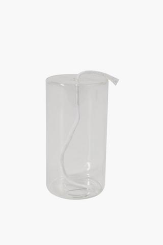 Cylinder Glass Oil Burner Large
