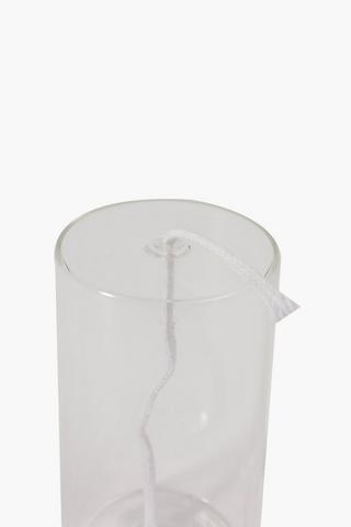 Cylinder Glass Oil Burner Large