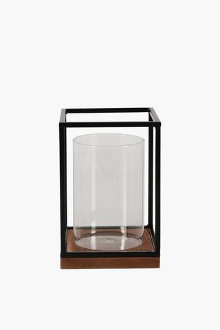 Metal Prism Candle Holder