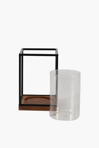 Metal Prism Candle Holder