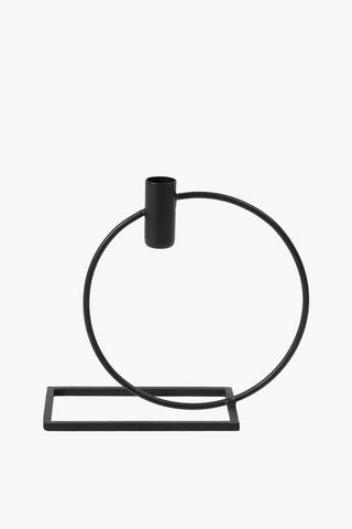 Modern Metal Circle Candle Holder