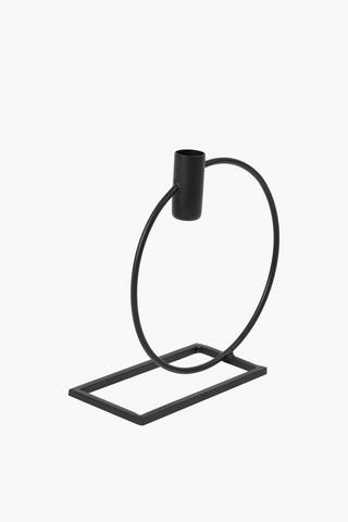 Modern Metal Circle Candle Holder
