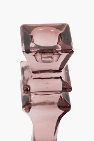 Classic Glass Dinner Candle Holder