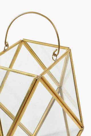 Faceted Glass Lantern
