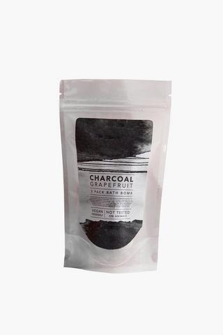 Charcoal Grapefruit Bath Bombs