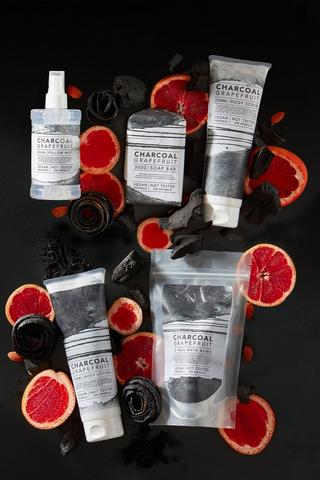 Charcoal Grapefruit Bath Bombs
