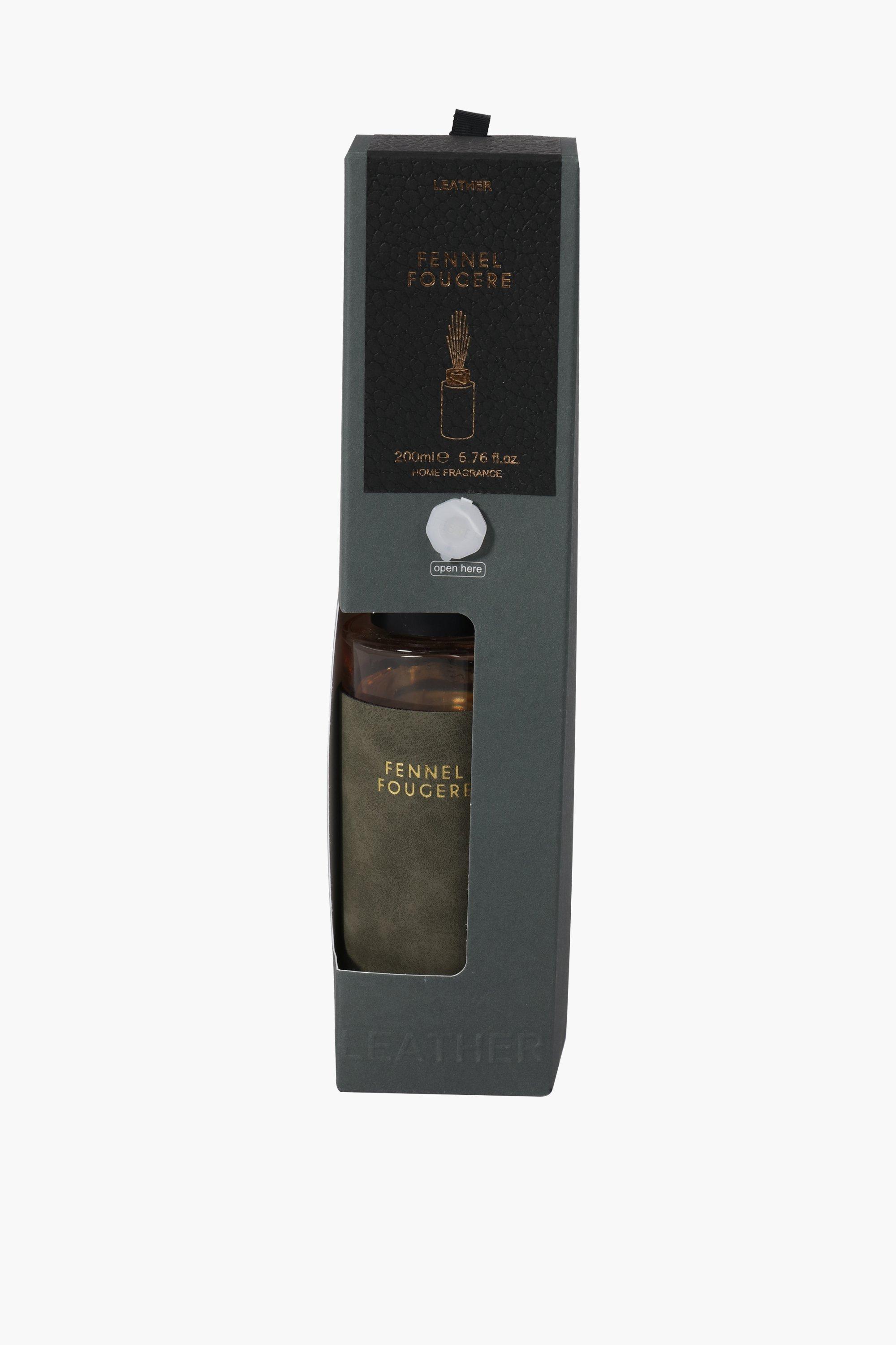 Leather Fennel Fougere Reed Diffuser, 200ml