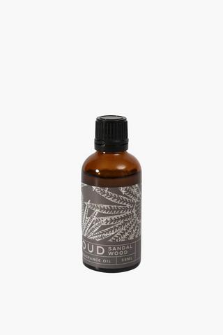 Oud And Sandalwood Fragranced Oil, 50ml