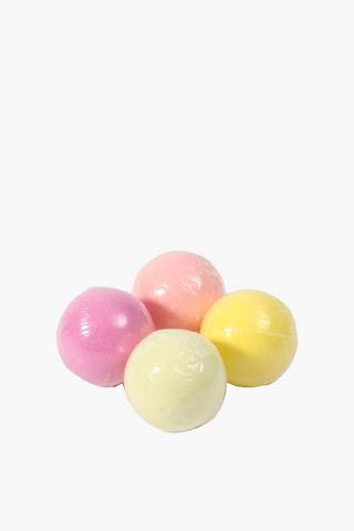 4 Pack Fruity Fizz Bath Bombs