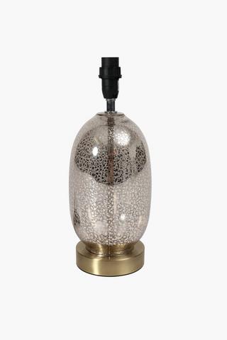 Mercury Glass Lamp Base