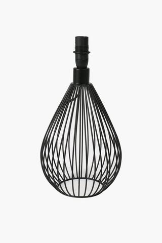 Teardrop Cage Lamp Base