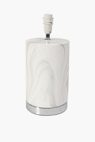 Marble Cylinder Lamp Base
