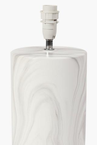 Marble Cylinder Lamp Base