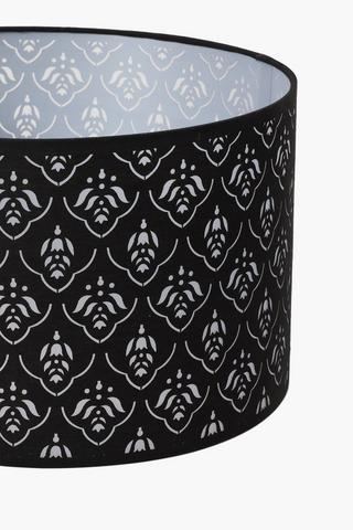 Cut Out Drum Lamp Shade, Medium