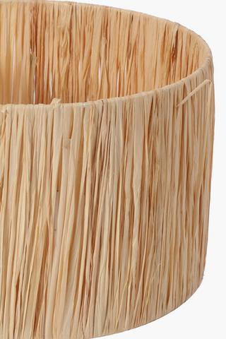 Raffia Drum Lamp Shade, Medium