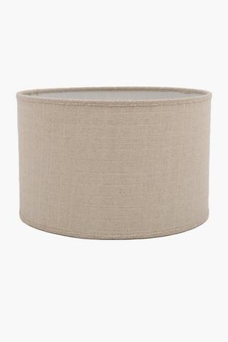 Textured Linen Drum Lamp Shade Medium