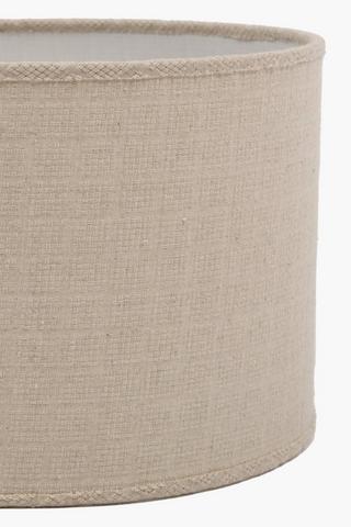 Textured Linen Drum Lamp Shade Medium