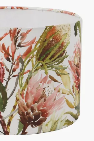 Floral Printed Drum Lamp Shade