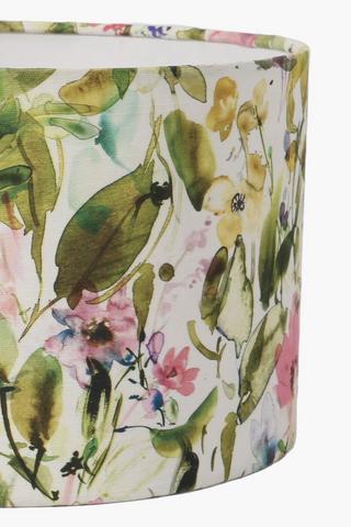 Ellen Floral Drum Lampshade 20x30cm