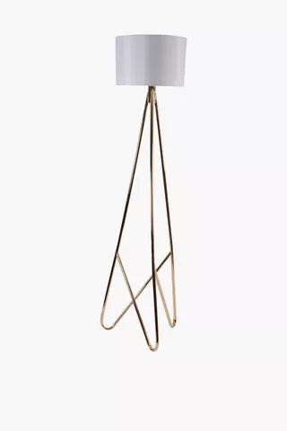 Metal Hair Pin Standing Lamp Set
