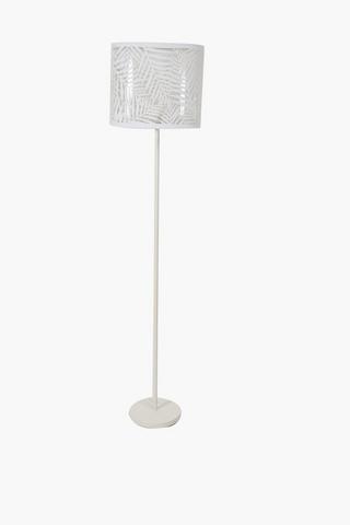 Floral Metal Standing Lamp Set