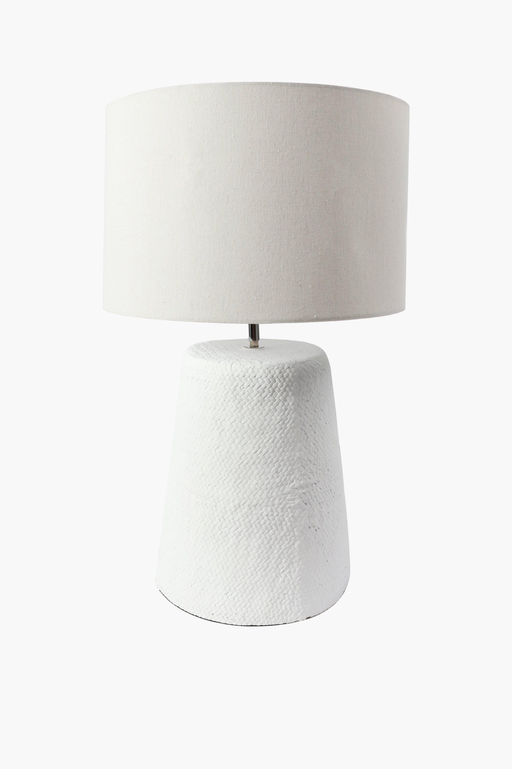 Ceramic Textured Lamp Set