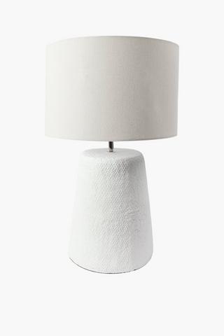 Ceramic Textured Lamp Set