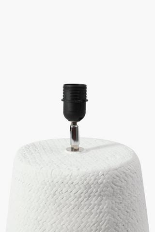 Ceramic Textured Lamp Set