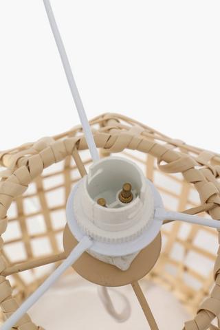 Cane Fibre Lamp Set