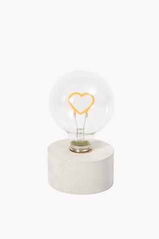 Led Heart Bulb Lamp
