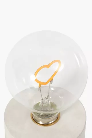 Led Heart Bulb Lamp