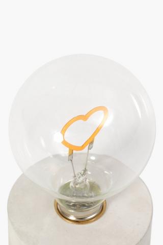 Led Heart Bulb Lamp