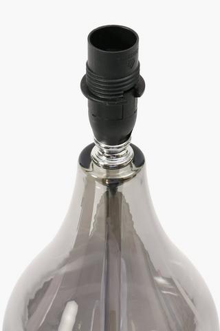 Smokey Bulb Glass Lamp Set