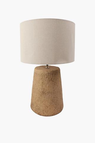 Ceramic Textured Lamp Set