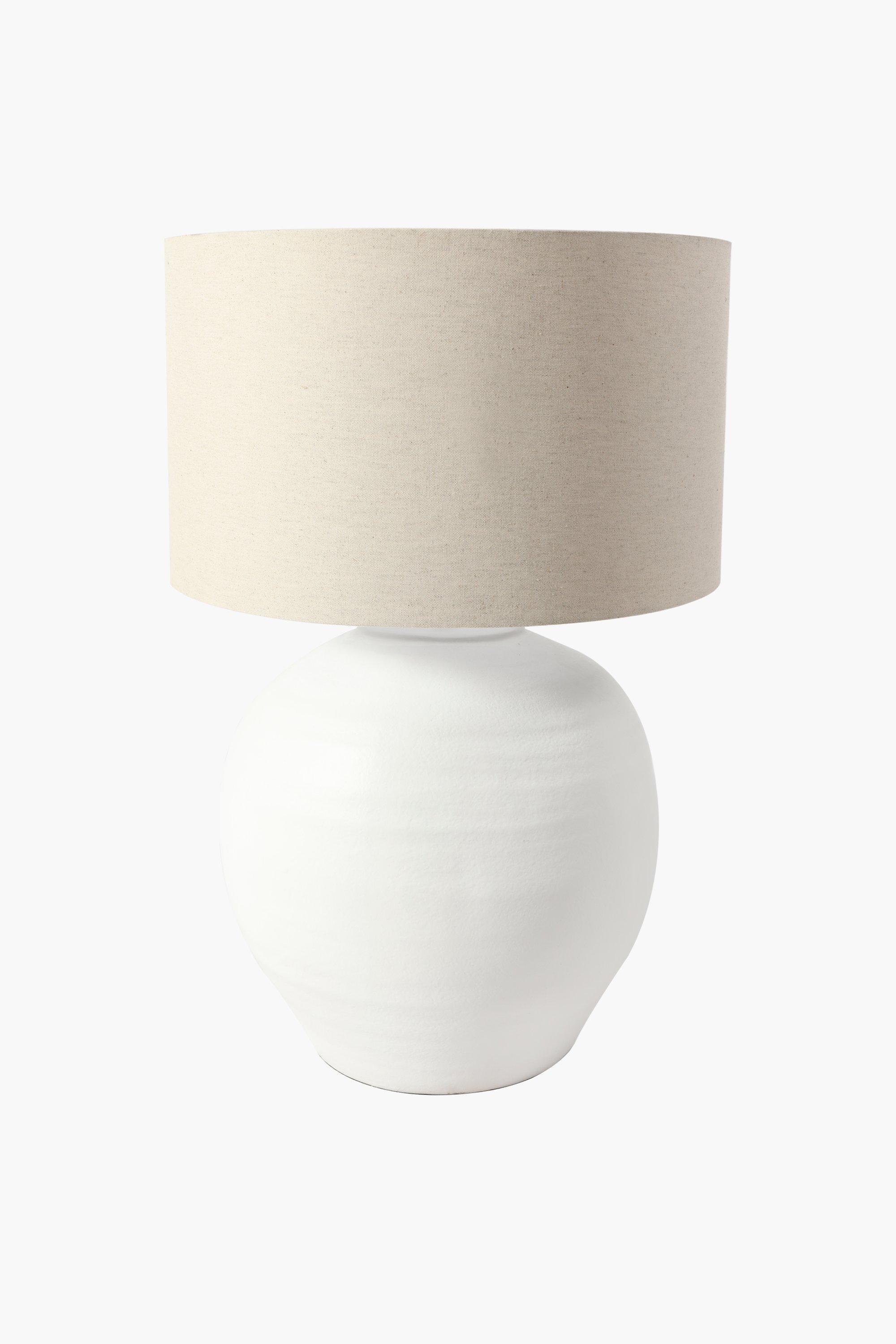 Ceramic Textured Lamp Set