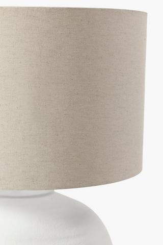 Ceramic Textured Lamp Set