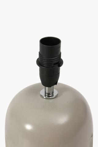 Ceramic Ribbed Lamp Set, E14
