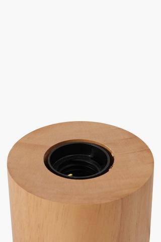 Wooden Block Table Lamp
