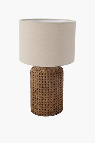 Ceramic Textured Lamp Set