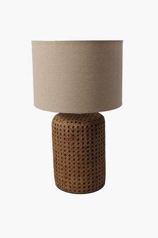 Ceramic Woven Lamp Set