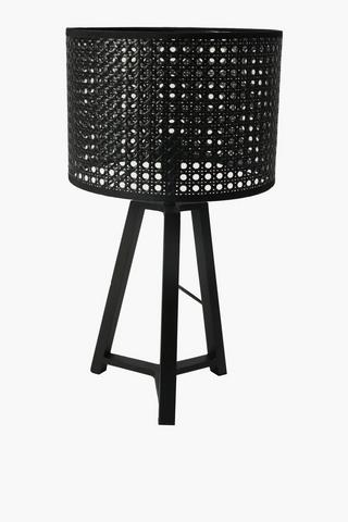 Mesh Drum Table Lamp Set