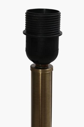 Polystone Stacked Standing Lamp