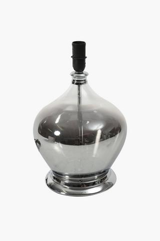 Smoked Glass Lamp Set