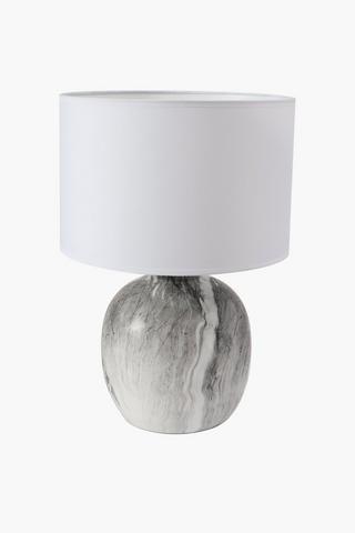 Ceramic Marble Lamp Set